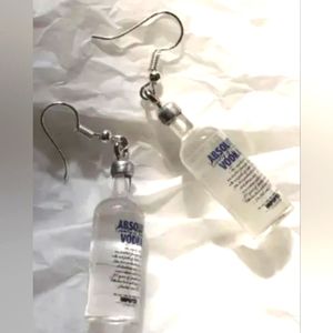 ABSOLUTE WITH CLEAR FLUID EARRINGS